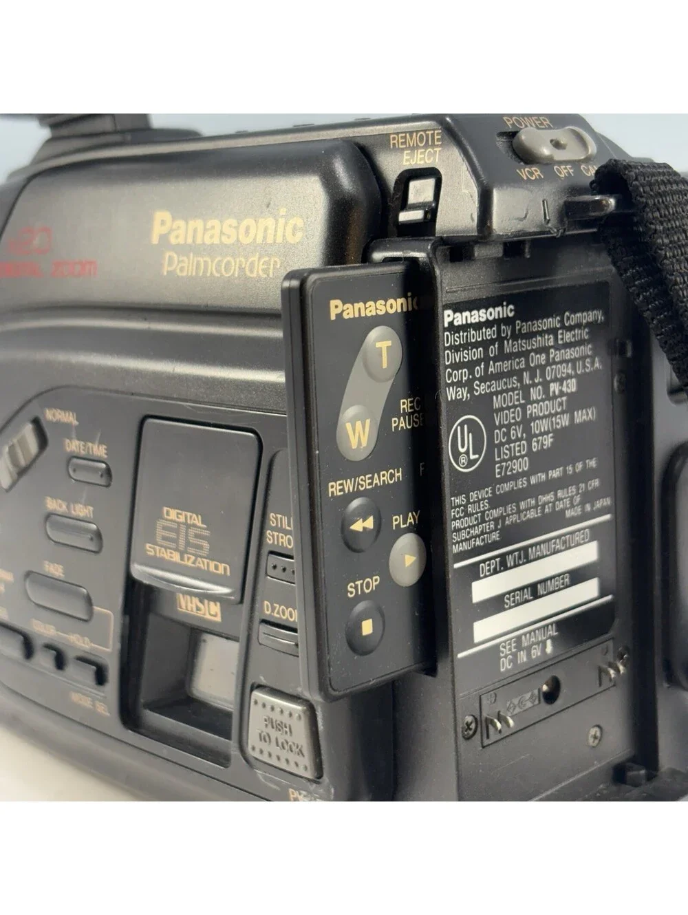 Panasonic vintage palmcorder